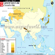 Asian Countries with Greater Number of Females than Males