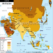 Asian Countries by Urban Population