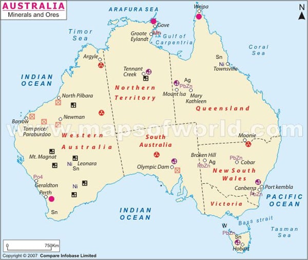 Australia Minerals & Ores