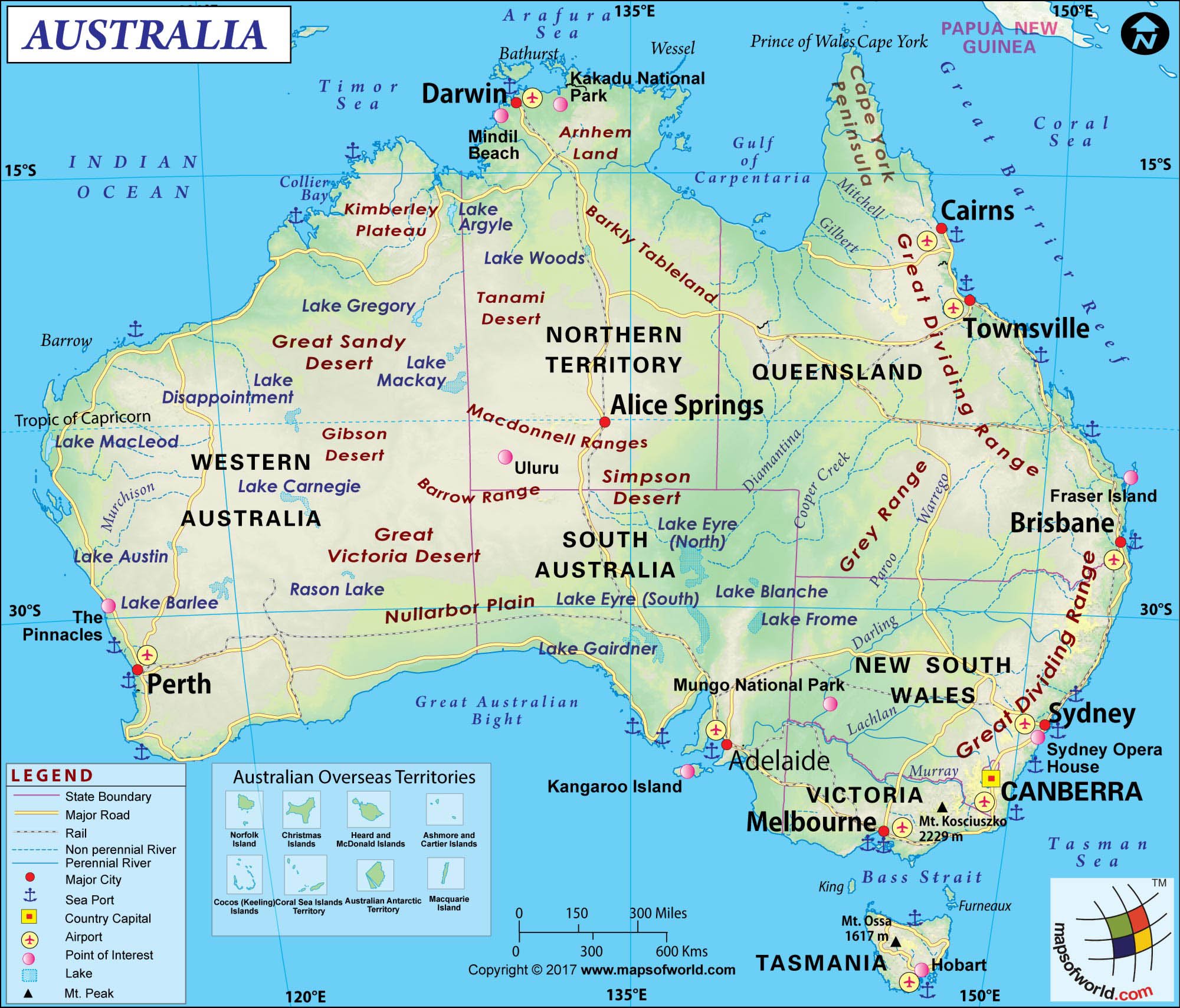 Large Australia Map Image Large Australia Map Hd Picture