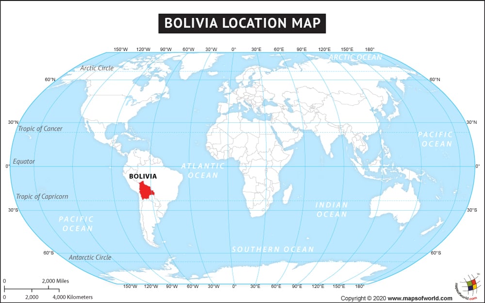 Where Is Bolivia Located Location Map Of Bolivia