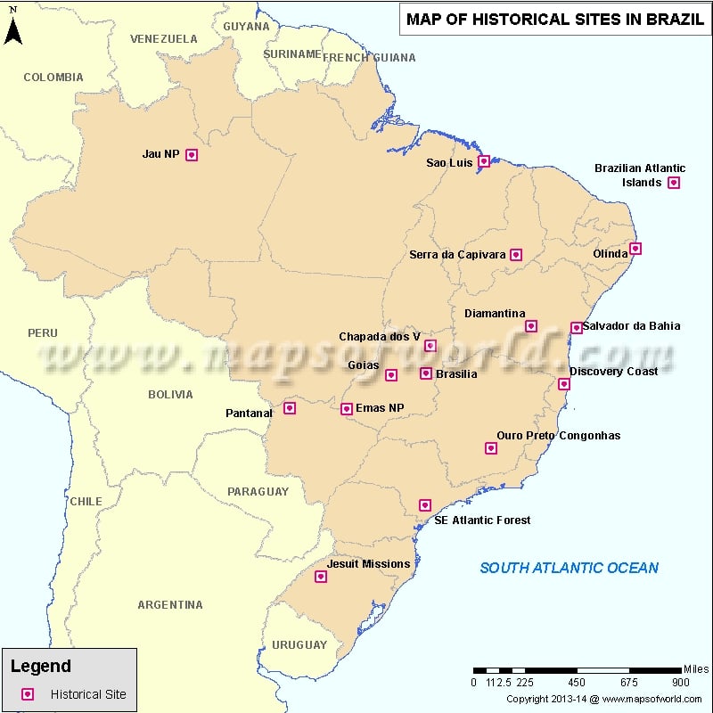 Historical Places in Brazil