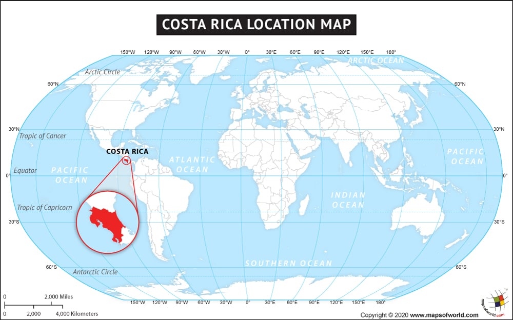 Costa Rica Map Map Of Costa Rica