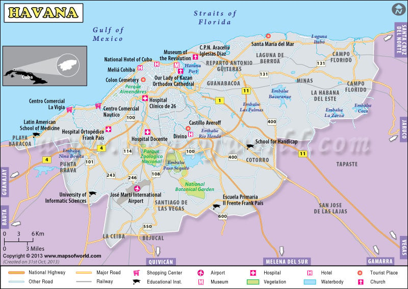 Havana Map 