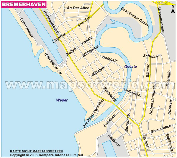 Stadtplan Bremerhaven