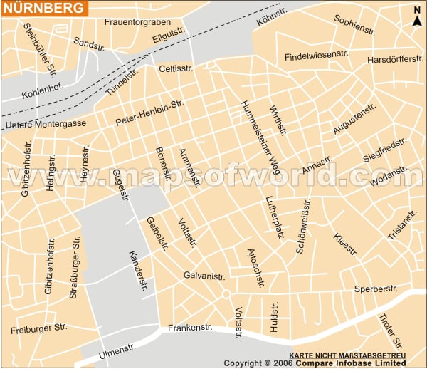 Stadtplan Nurnberg