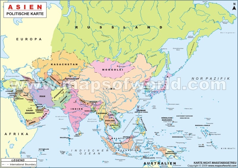 Landkarte asien grenze europa Wo verläuft