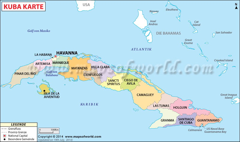 Kuba-Karte 