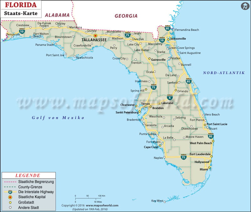 Florida Karte