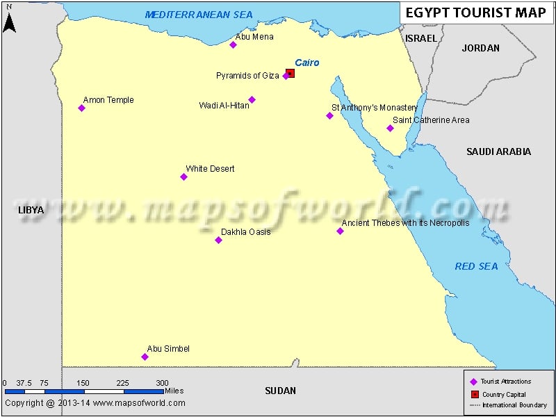 Egypt Travel Map