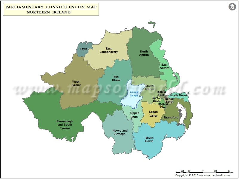Northern Ireland Constituency Map
