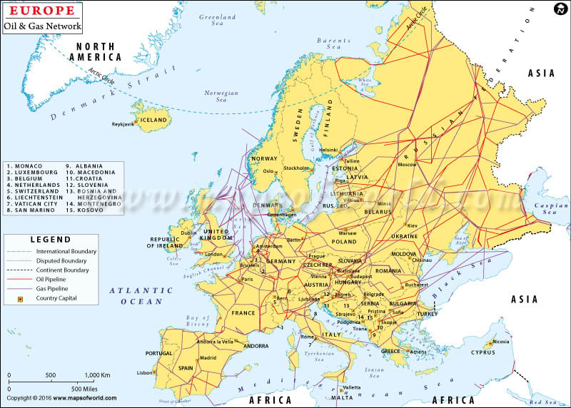 Europe Oil And Gas Network