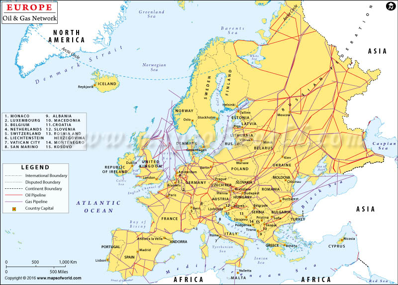 Europe Oil And Gas Network