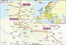 Map of Europe During WW1