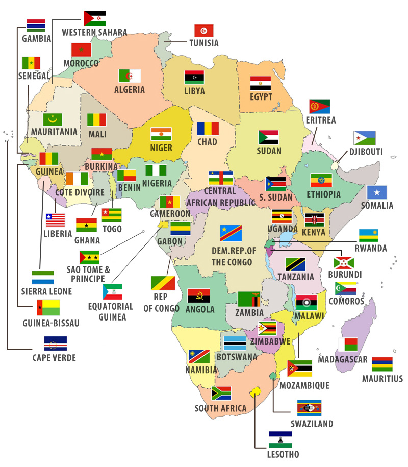 African Country Flags