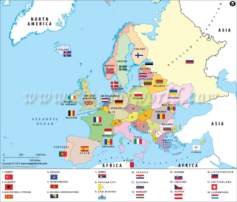 Flags Of European Countries European Flags