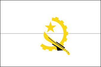 Blank Angola Flag