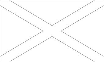Blank Scotland Flag