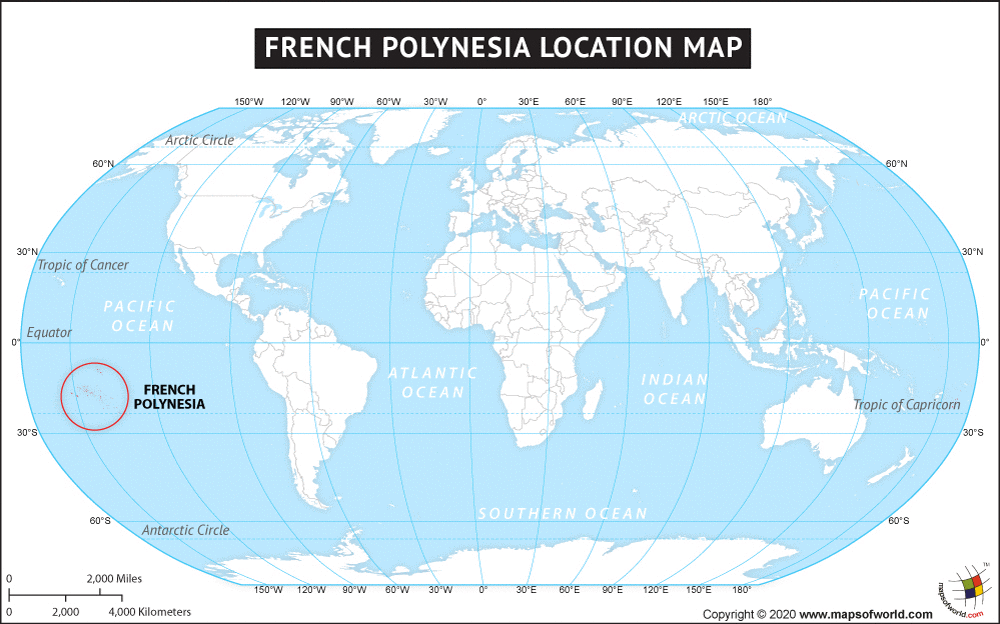 Where Is French Polynesia French Polynesia Location In World Map