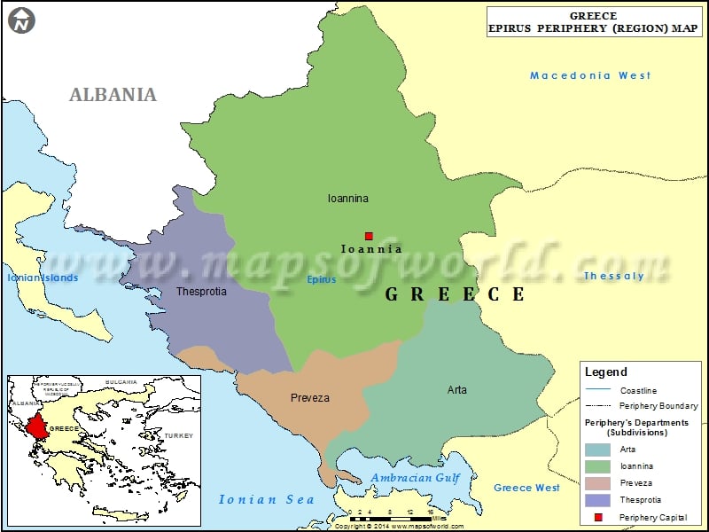 Epirus Map