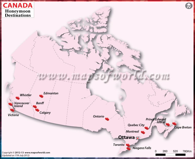 Canada Honeymoon Destinations