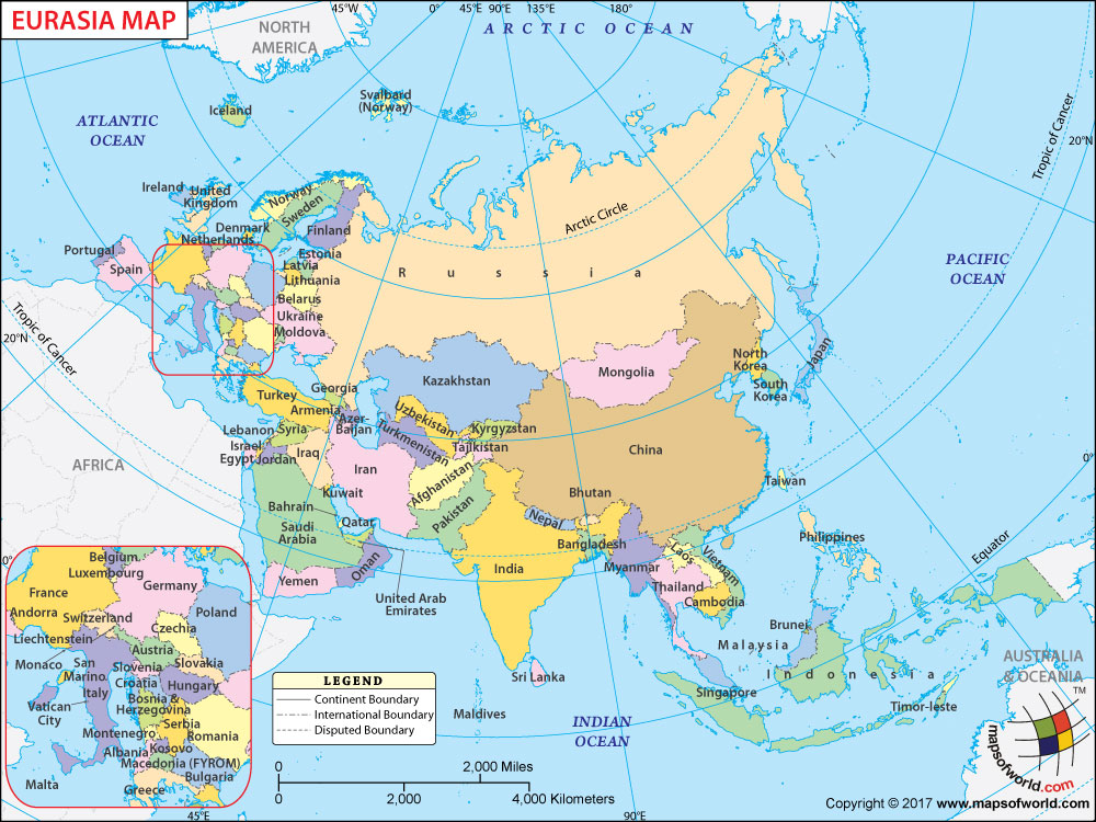 Eurasia Map