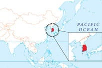 South Korea Location