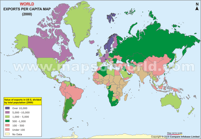 World Export Map