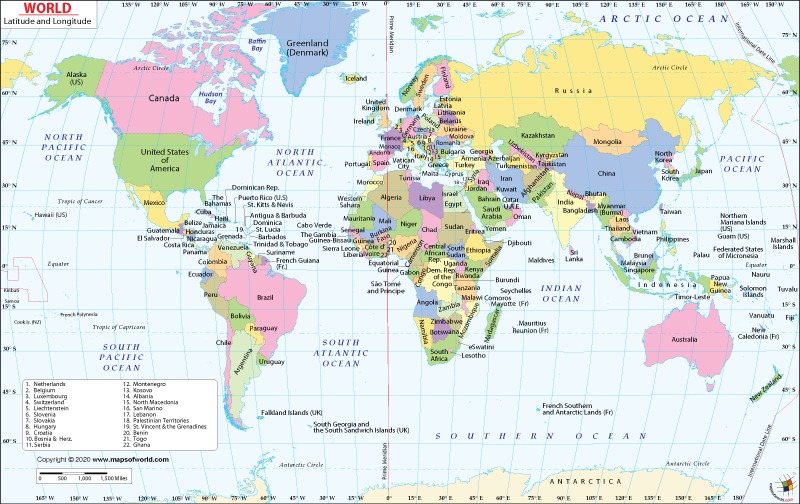 Mapa Del Mundo, World Map in Spanish