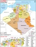 Algeria Political Map