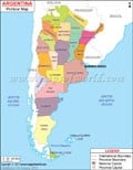Argentina  Political  Map