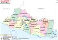 El  Salvador  Political  Map