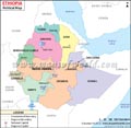 Ethiopia Political Map