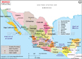 Mexico  Political  Map