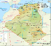 Algeria  Map