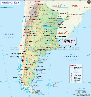 Argentina  Map