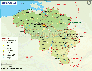 Belgium  Map