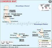 Comoros  Map