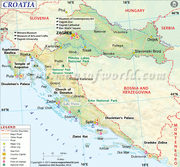 Croatia  Map