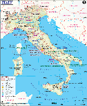 Italy  Map