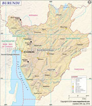 Burundi  Map