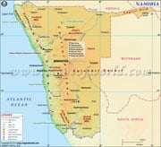 Namibia  Map