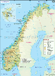 Norway  Map