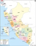 Peru  Political  Map