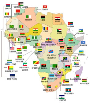 Africa Map Map Of Africa History And Popular Attraction In Africa