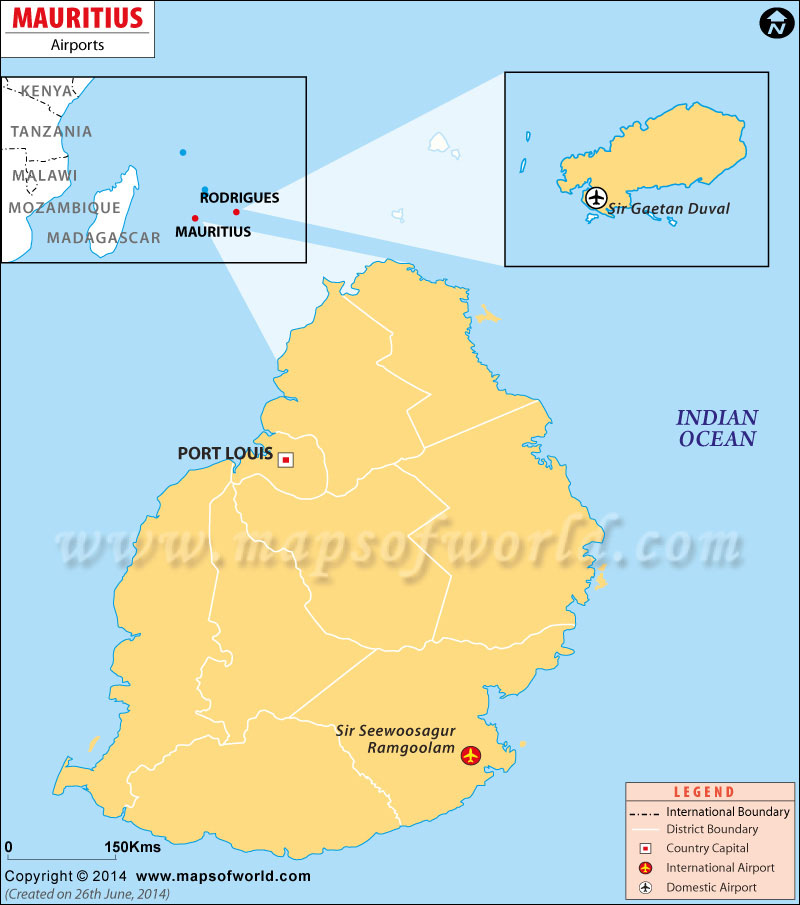 Airports in Mauritius