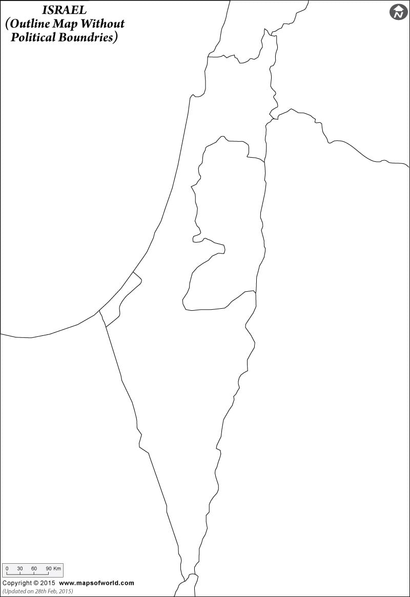 Blank Map Israel Israel Outline Map Israel blank map
