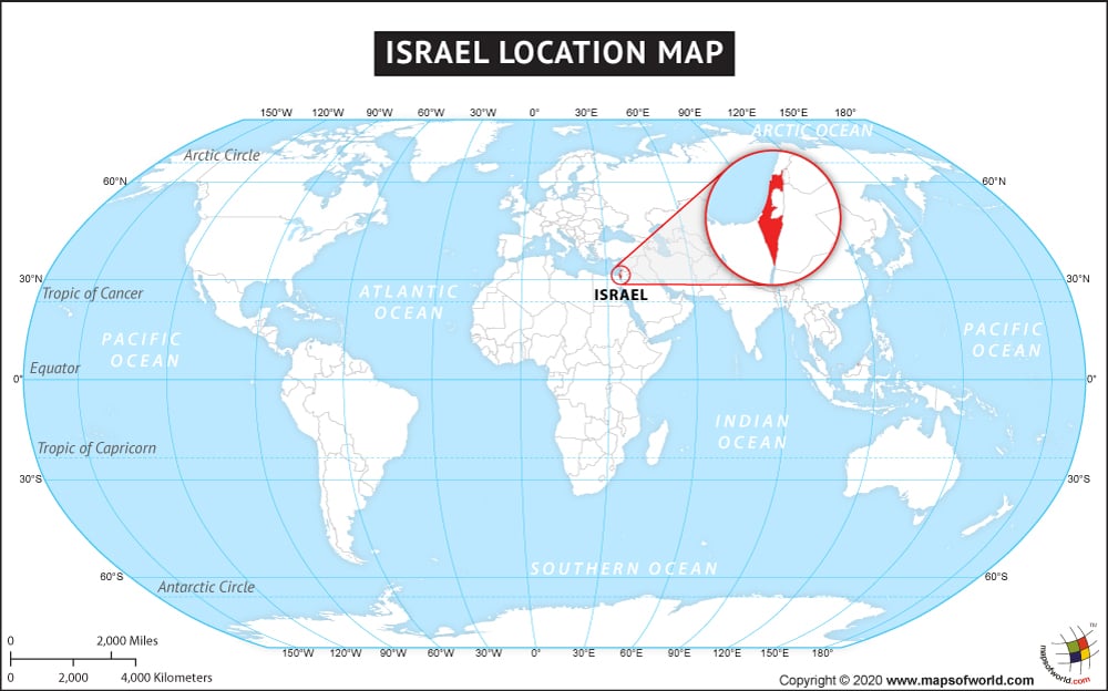 Where Is Israel Location Of Israel