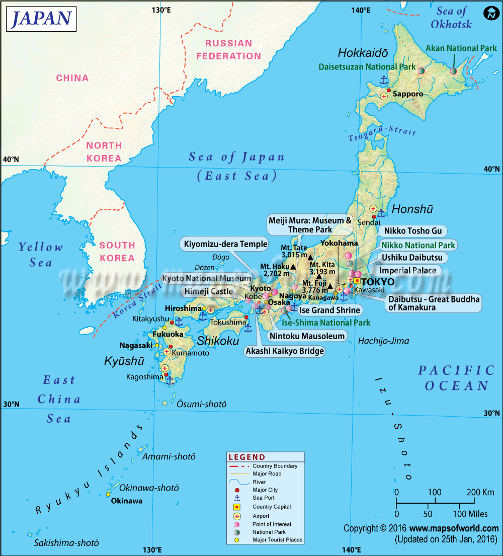 Japan Map Map Of Japan History And Interesting Fact Of Japan