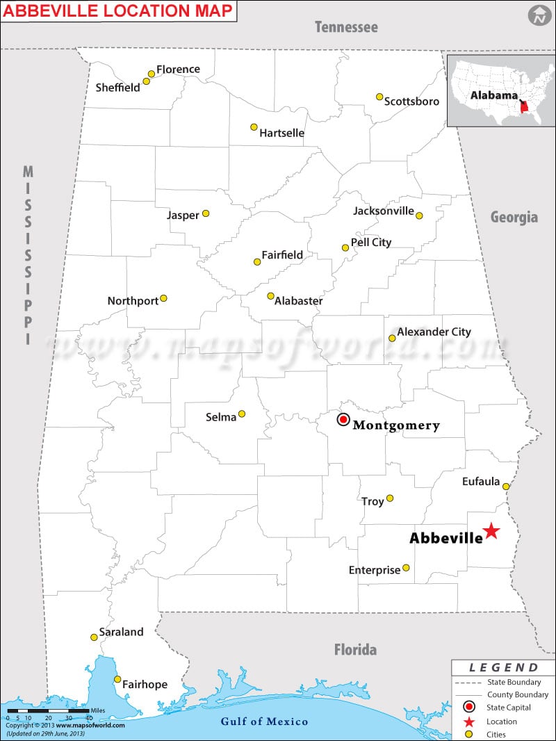 Where is Abbeville, Alabama